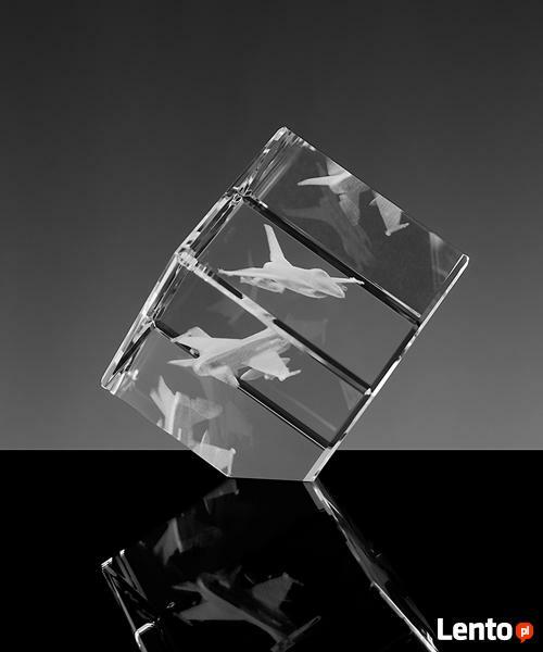 Kryształowy przycisk do papieru GRAWER 3D Statuetka