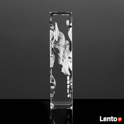 GRAWER Pamiątka Chrztu 3D z indywidualną dedykacją