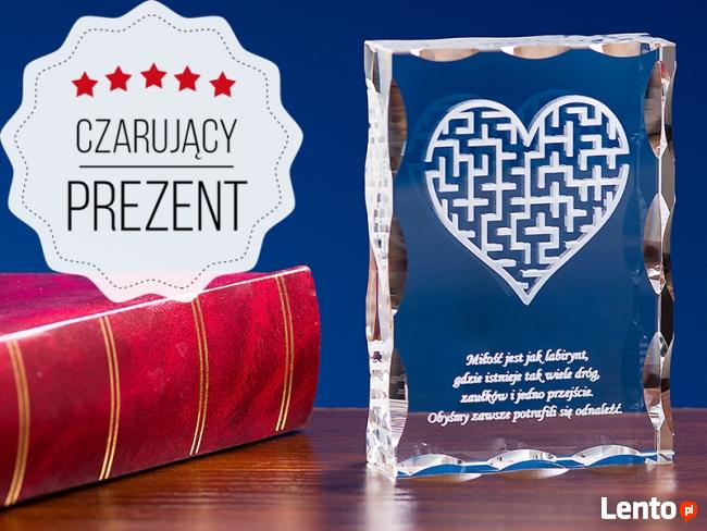 Labirynt miłości - Grawer w statuetce 3D na prezent