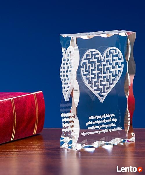 Labirynt miłości - Grawer w statuetce 3D na prezent