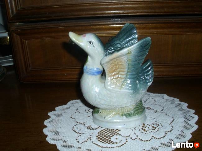 FIGURKA kaczki z porcelany