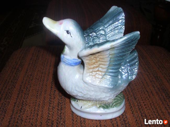 FIGURKA kaczki z porcelany