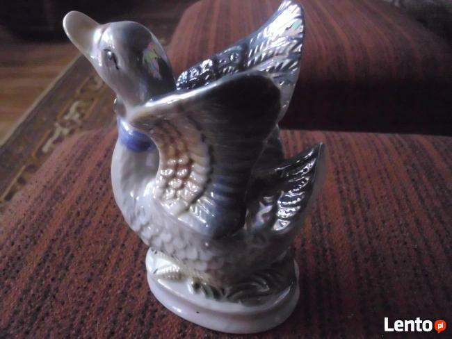 FIGURKA kaczki z porcelany