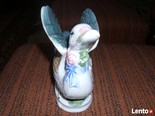 FIGURKA kaczki z porcelany
