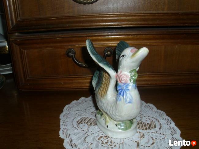 FIGURKA kaczki z porcelany