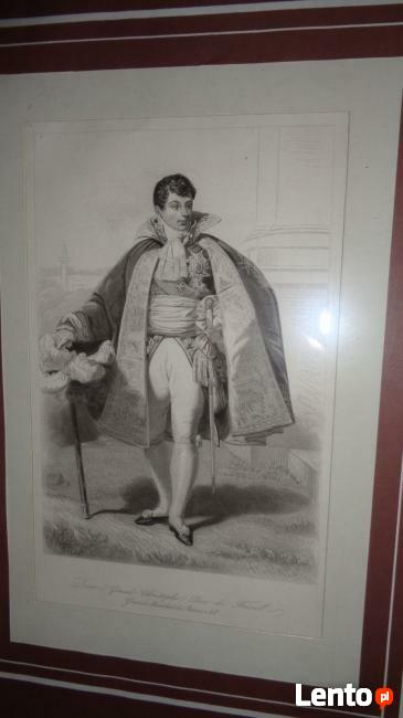 Stare ryciny marszałków,kanclerzy, innych władców