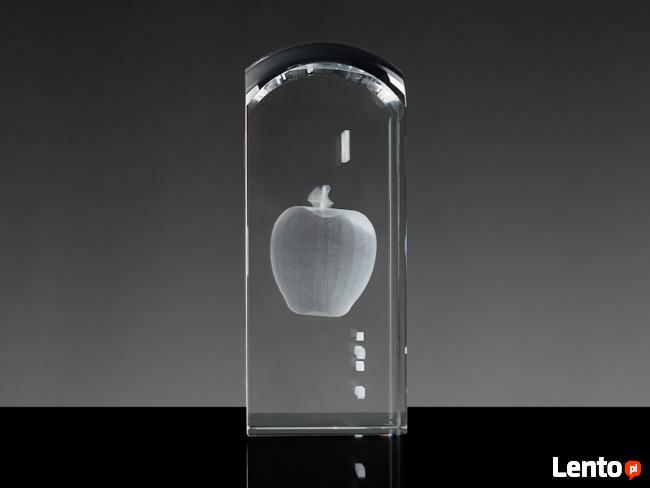 Statuetka na konkurs konkursowa - grawerowanie 3D w szkle