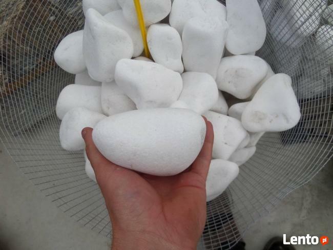 Biały kamień otoczak GRECKI Tona