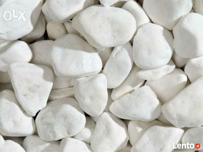 Biały kamień otoczak GRECKI Tona