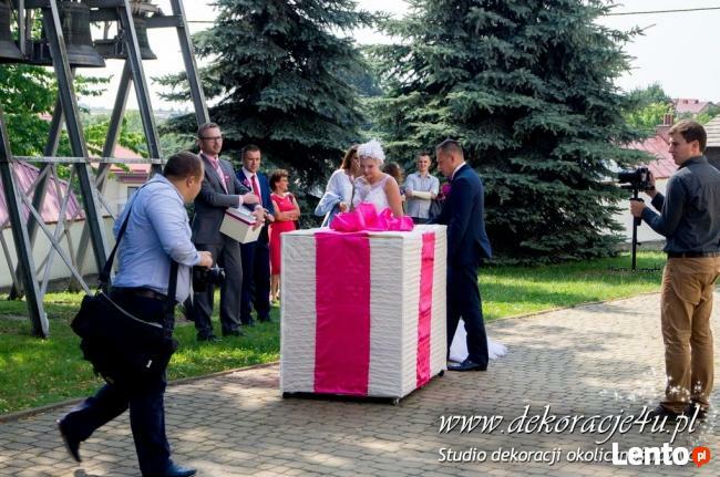 Pudło z balonami - helowe balony, balony z helem