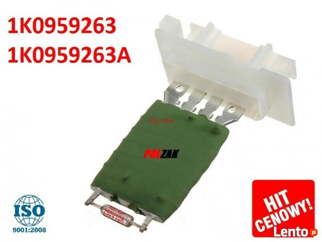 Opornik rezystor wentylatora dmuchawy nawiewu SEAT ALTEA XL