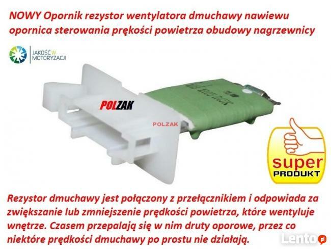 NOWY Opornik rezystor wentylatora dmuchawy nawiewu AUDI A3