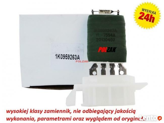 NOWY Opornik rezystor wentylatora dmuchawy nawiewu AUDI A3