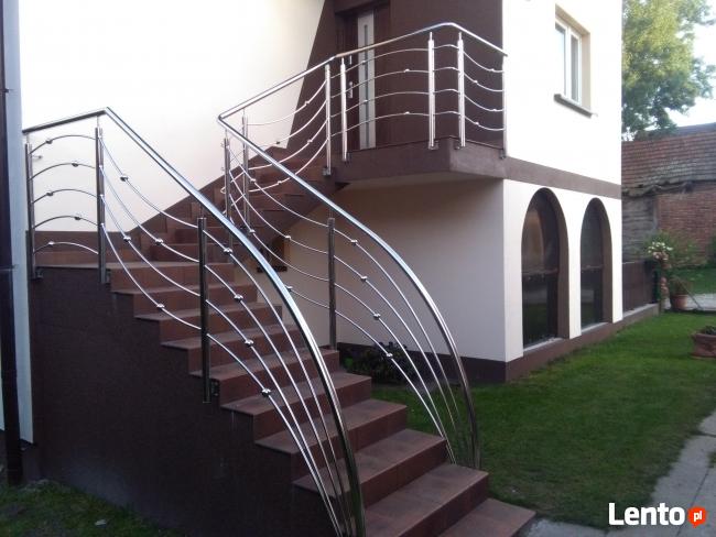 Ogrodzenia aluminiowe, malowanie proszkowe balustrady