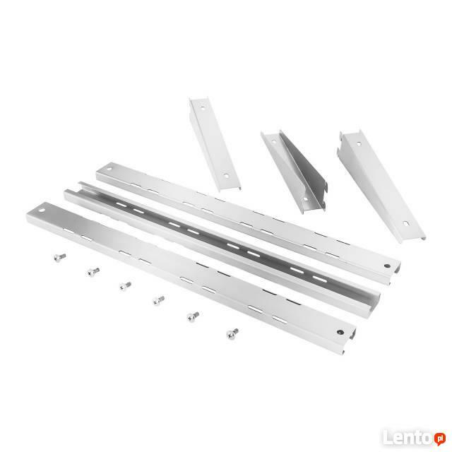 Półka ze stali nierdzewnej podwójna 2x160 cm