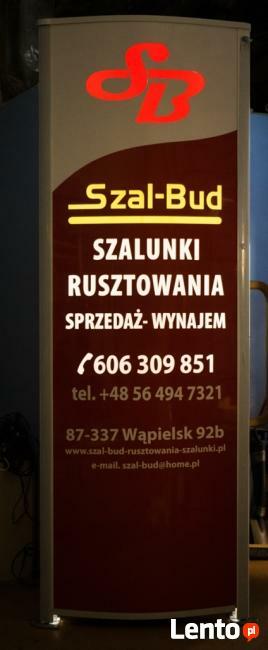 Pylon reklamowy frezowany-dibond LED za 4600 pln