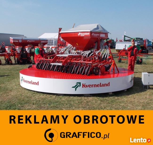 Platforma obrotowa, obrotnica, reklama obrotowa