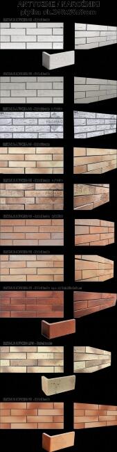 Elewacja PŁYTKI kolory SZARE BRĄZ MIODOWE GRAFIT FROMAG