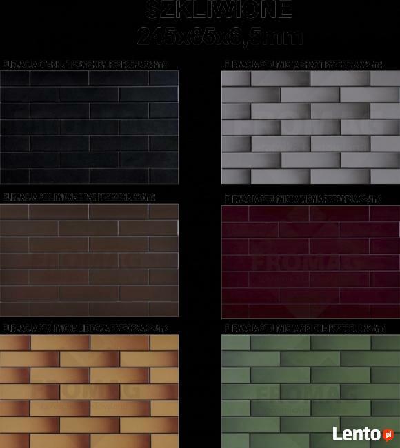 Elewacja PŁYTKI kolory SZARE BRĄZ MIODOWE GRAFIT FROMAG