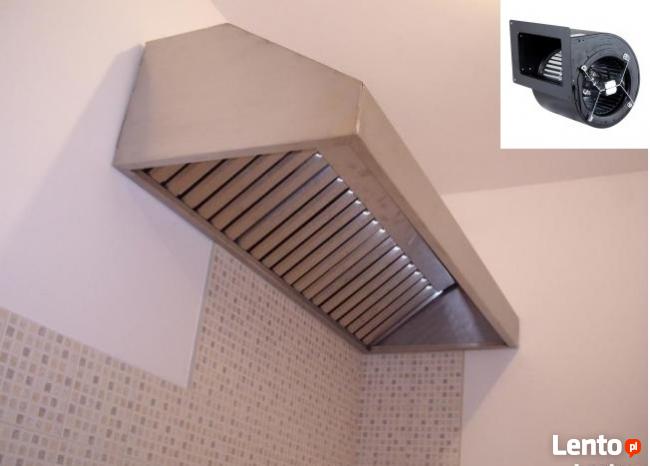 Okap gastronomiczny 300x70x40 FILTRY TURBINA Rura 3m Wysyłka