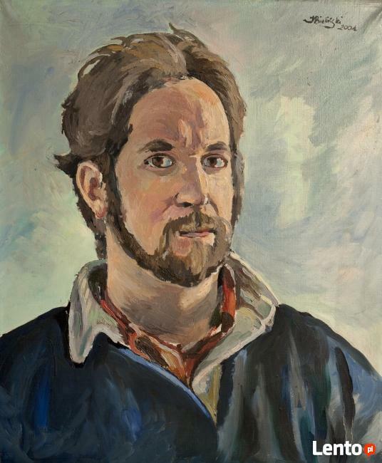 Maluje obrazy i kopie, rysuje portrety i karykatury ze zdjec
