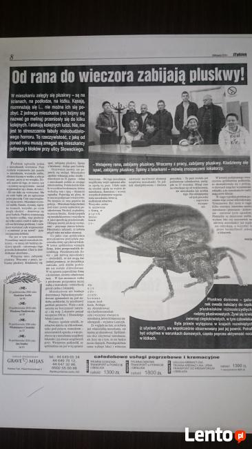 Uwaga!!! To Już Inwazja Pluskiew w Łódzkiem!