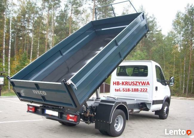 Usługa transportowa małą wywrotką dostawa piasku żwiru Warsz