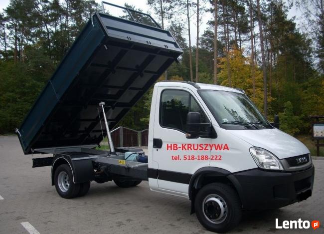 Transport Kliniec, tłuczeń, kamień drogowy, piasek, żwir