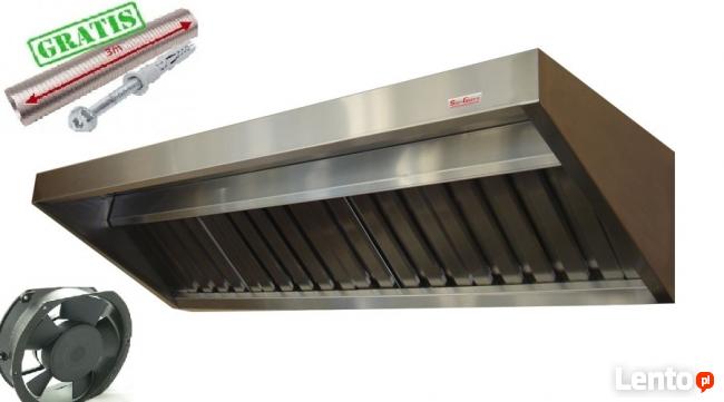 Okap gastronomiczny SG 250x70x40 FILTRY WENTYLATOR Wysyłka