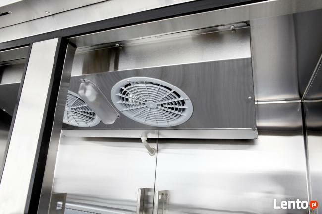 Dwudrzwiowa szafa mroźnicza półki GN 2/1 1300L Hendi