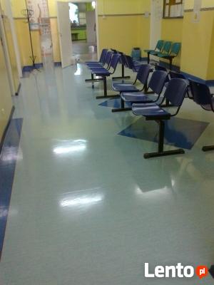 Czyszczenie posadzek , polimeryzacja wykładzin PCV ,Tarkett