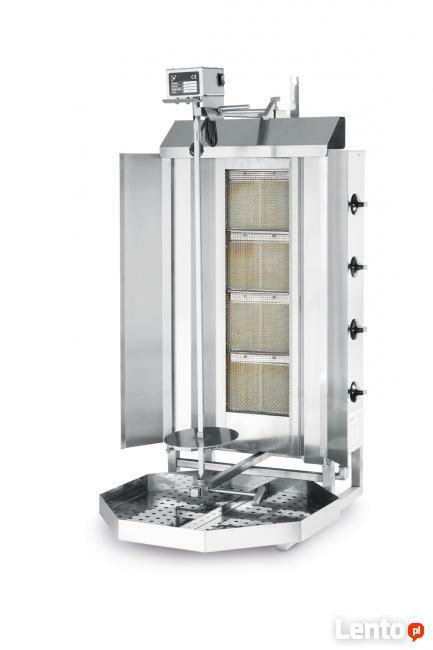 Zestaw xxl do kebaba opiekacz gazowy grill kontaktowy nóż