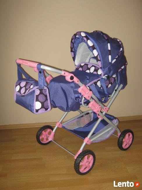 Wózek lalkowy uniwersalny z przekładaną rączką - NOWY-