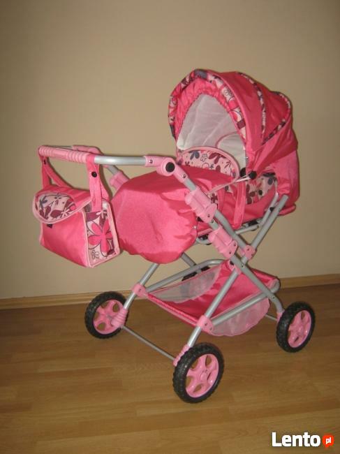 Wózek lalkowy uniwersalny z przekładaną rączką - NOWY-