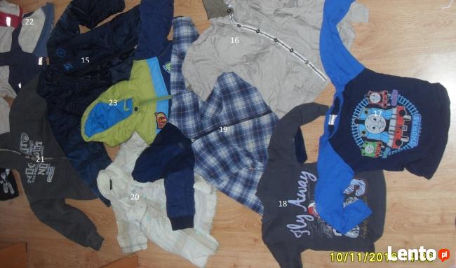 Kurtki bluzki czapki chłopięce na ok 2-3 lata