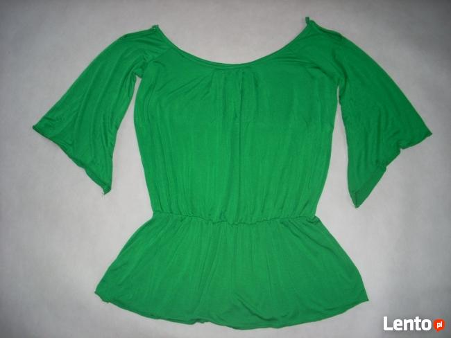 Tunika Bluzka marszczona wycięcia J NOWA 40 L 42 XL