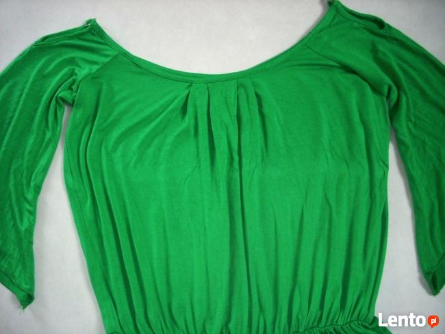 Tunika Bluzka marszczona wycięcia J NOWA 40 L 42 XL