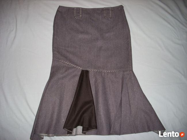 AE Woman Ciepła Spódnica Wełna Melanż 42 XL 44