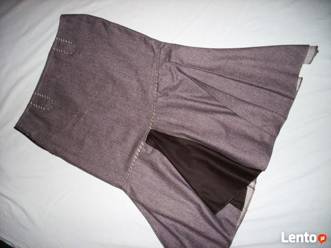 AE Woman Ciepła Spódnica Wełna Melanż 42 XL 44