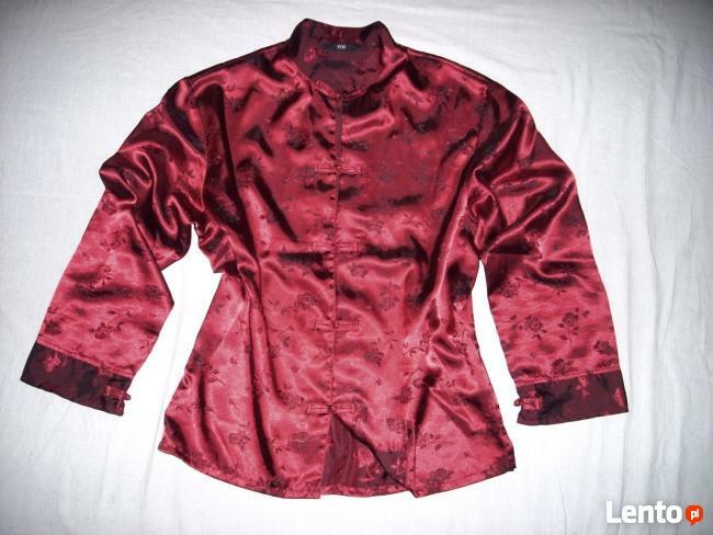 TCM Satynowy Żakiecik Róże Chinka J Nowy 42 XL
