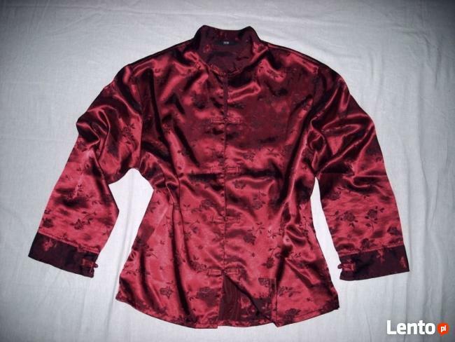 TCM Satynowy Żakiecik Róże Chinka J Nowy 42 XL