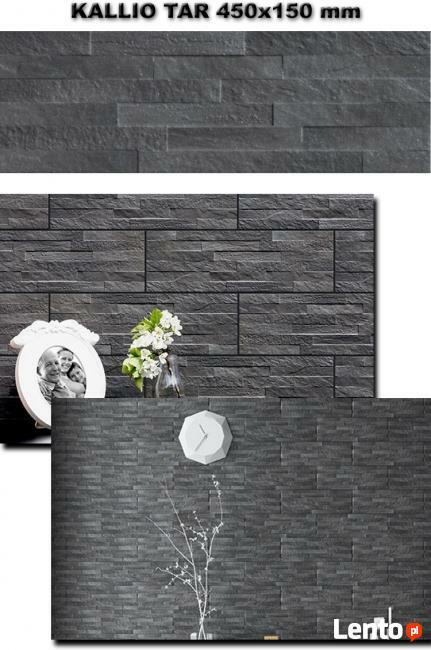 KALLIO płytki scienne ŁUPEK tar RUST terra CREAM FROMAG