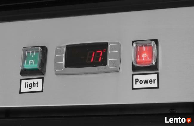 Przeszklona szafa chłodnicza 610L 4 półki Hendi