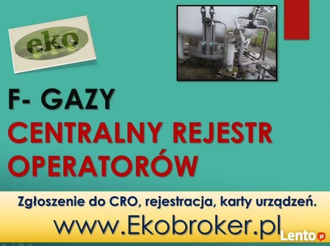 F-gazy substancje kontrolowane, raport, tel. 502-032-782