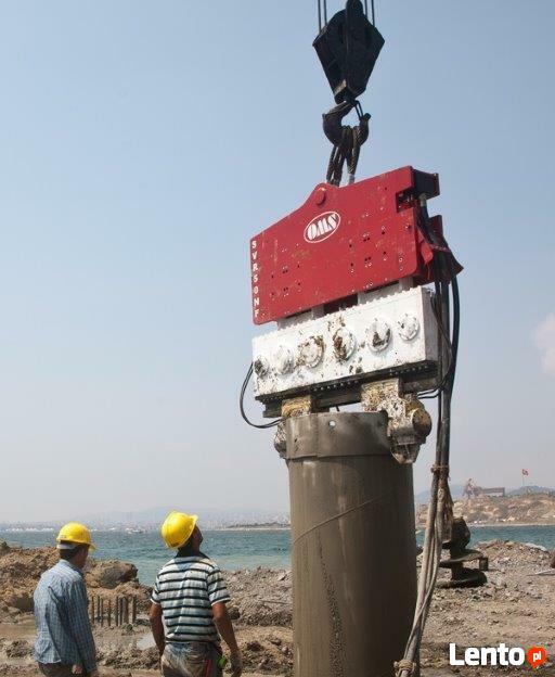 Wibromłot SVR 50 NF do pracy na dźwigu