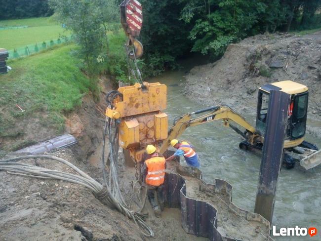 Używany wibromłot PVE 2312 VM do pracy na dźwigu