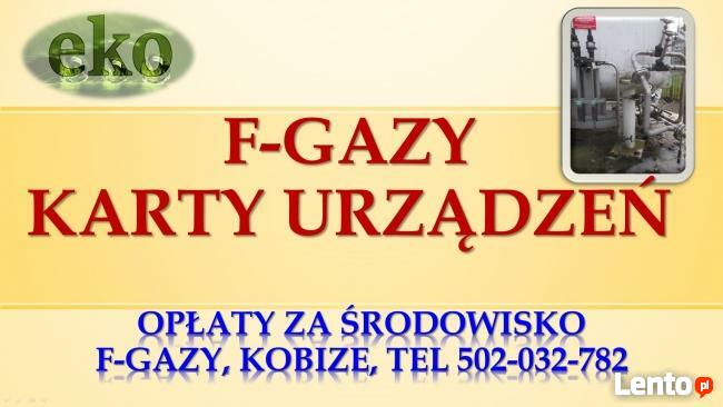 Fgazy, chłodnictwo, dokumentacja, tel 502-032-782