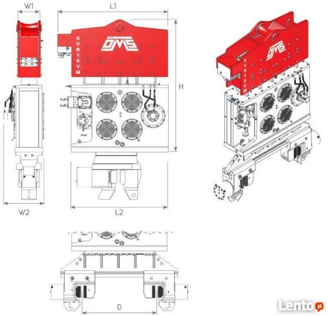 Wibromłot SVR 16 VM do pracy na dźwigu