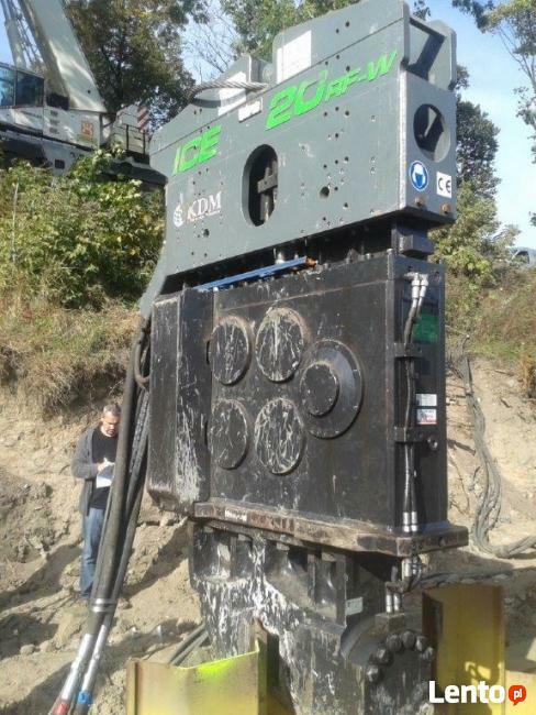 Używany wibromłot ICE 20 RFW do pracy na dźwigu