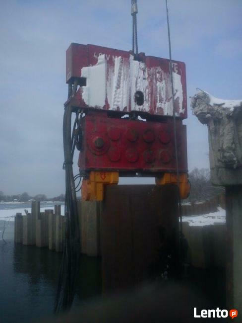 Używany wibromłot PVE 40 VM do pracy na dźwigu